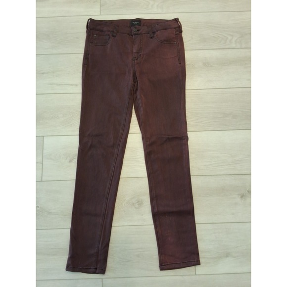 Celebrity Pink CP Burnt Red Burgundy Stretch Skinny Size 11/30 Jeans - Picture 1 of 8